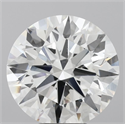 Lab Grown Diamond 6.57 Carats, Round with Ideal Cut, E Color, VVS2 Clarity and Certified by IGI