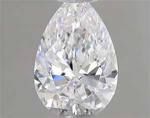 Picture of Natural Diamond 0.51 Carats, Pear with  Cut, E Color, SI1 Clarity and Certified by GIA