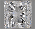 Diamante Natural 1.41 quilates, Princesa , Color D, claridad VVS2 y certificado GIA
