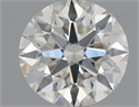 Natural Diamond 0.81 Carats, Round with Excellent Cut, J Color, SI1 Clarity and Certified by GIA