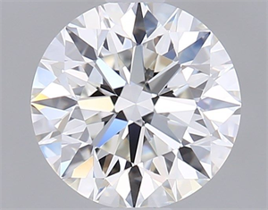 Foto Diamante Natural 0.76 quilates, Redondo , Color I, claridad IF y certificado GIA de