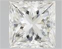 Natural Diamond 0.58 Carats, Princess with  Cut, I Color, VVS1 Clarity and Certified by GIA