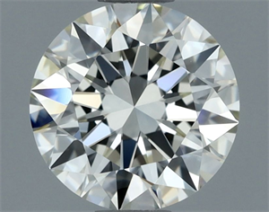 Picture of Natural Diamond 1.02 Carats, Round with Excellent Cut, I Color, IF Clarity and Certified by IGI