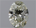 Diamante Natural 0.91 quilates, Ovalado , Color J, claridad VS2 y certificado GIA