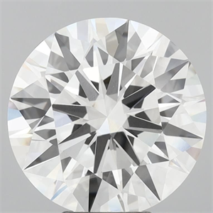 Picture of Lab Grown Diamond 6.08 Carats, Round with Ideal Cut, E Color, VVS1 Clarity and Certified by IGI