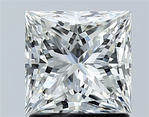Picture of Natural Diamond 1.51 Carats, Princess with  Cut, H Color, VS2 Clarity and Certified by GIA