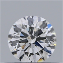 Natural Diamond 0.40 Carats, Round with Excellent Cut, F Color, I1 Clarity and Certified by GIA