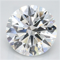 Lab Grown Diamond 3.02 Carats, Round with Ideal Cut, D Color, IF Clarity and Certified by IGI