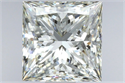Natural Diamond 3.01 Carats, Princess with  Cut, L Color, VVS2 Clarity and Certified by GIA