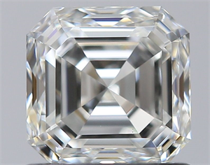 Picture of Natural Diamond 0.91 Carats, Asscher with  Cut, H Color, VS2 Clarity and Certified by GIA