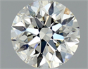 Diamante Natural 0.66 quilates, Redondo , Color J, claridad VVS1 y certificado GIA