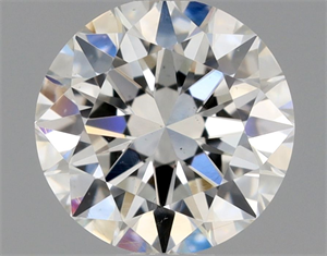 Picture of Natural Diamond 0.50 Carats, Round with Excellent Cut, G Color, SI1 Clarity and Certified by GIA
