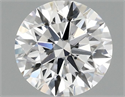 Lab Grown Diamond 1.10 Carats, Round with Ideal Cut, D Color, VVS2 Clarity and Certified by IGI