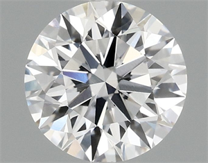 Picture of Lab Grown Diamond 1.10 Carats, Round with Ideal Cut, D Color, VVS2 Clarity and Certified by IGI
