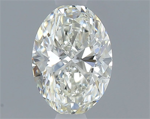 Foto Diamante Natural 0.50 quilates, Ovalado , Color I, claridad IF y certificado GIA de