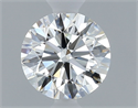 Natural Diamond 0.40 Carats, Round with Excellent Cut, H Color, VVS1 Clarity and Certified by GIA