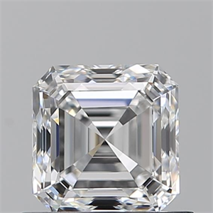 Picture of Natural Diamond 0.80 Carats, Asscher with  Cut, E Color, VVS2 Clarity and Certified by GIA
