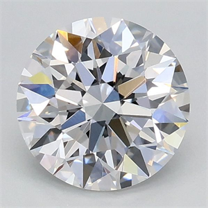 Picture of Lab Grown Diamond 1.09 Carats, Round with Ideal Cut, D Color, VVS2 Clarity and Certified by IGI