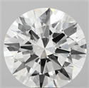 Lab Grown Diamond 10.07 Carats, Round with Excellent Cut, G Color, VVS2 Clarity and Certified by IGI