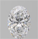 Natural Diamond 5.01 Carats, Oval with  Cut, D Color, IF Clarity and Certified by GIA