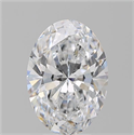 Natural Diamond 5.01 Carats, Oval with  Cut, D Color, IF Clarity and Certified by GIA