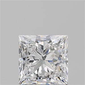 Foto Diamante Natural 1.53 quilates, Princesa , Color D, claridad VS2 y certificado GIA de