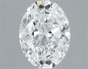 Picture of Natural Diamond 0.40 Carats, Oval with  Cut, D Color, VVS2 Clarity and Certified by GIA