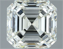 Diamante Natural 3.05 quilates, Asscher , Color J, claridad VVS2 y certificado IGI