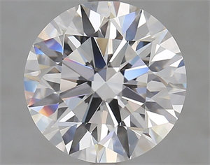 Picture of Lab Grown Diamond 4.08 Carats, Round with Excellent Cut, E Color, VVS2 Clarity and Certified by GIA