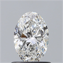 Diamante Natural 0.71 quilates, Ovalado , Color F, claridad VS2 y certificado GIA