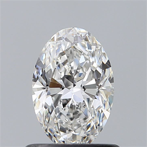 Foto Diamante Natural 0.71 quilates, Ovalado , Color F, claridad VS2 y certificado GIA de