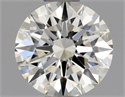 Diamante Natural 0.51 quilates, Redondo , Color K, claridad VVS1 y certificado GIA