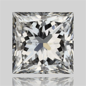 Foto Diamante Natural 0.36 quilates, Princesa , Color D, claridad SI1 y certificado GIA de