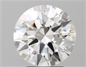 Natural Diamond 3.52 Carats, Round with Excellent Cut, I Color, VS2 Clarity and Certified by GIA