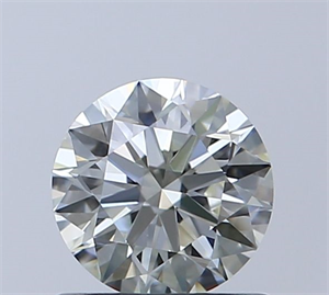 Picture of Natural Diamond 0.70 Carats, Round with Excellent Cut, K Color, VVS2 Clarity and Certified by GIA