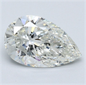 Diamante Natural 2.01 quilates, De pera , Color I, claridad I1 y certificado GIA