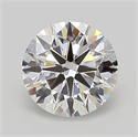 Lab Grown Diamond 1.03 Carats, Round with Ideal Cut, D Color, VVS1 Clarity and Certified by IGI