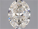 Natural Diamond 0.70 Carats, Oval with  Cut, I Color, VS2 Clarity and Certified by GIA