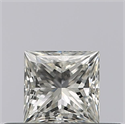 Natural Diamond 0.32 Carats, Princess with  Cut, G Color, VS2 Clarity and Certified by GIA