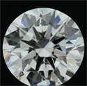 Natural Diamond 3.69 Carats, Round with Excellent Cut, I Color, SI1 Clarity and Certified by GIA