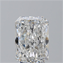 Natural Diamond 4.05 Carats, Radiant with  Cut, F Color, VVS2 Clarity and Certified by GIA