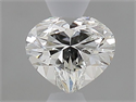 Natural Diamond 0.50 Carats, Heart with  Cut, H Color, SI1 Clarity and Certified by GIA