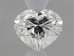 Picture of Natural Diamond 0.50 Carats, Heart with  Cut, H Color, SI1 Clarity and Certified by GIA