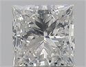Natural Diamond 0.70 Carats, Princess with  Cut, G Color, SI2 Clarity and Certified by GIA