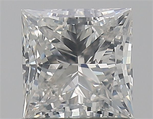 Picture of Natural Diamond 0.70 Carats, Princess with  Cut, G Color, SI2 Clarity and Certified by GIA