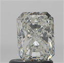 Natural Diamond 1.08 Carats, Radiant with  Cut, I Color, VS2 Clarity and Certified by GIA