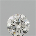 Natural Diamond 0.42 Carats, Round with Excellent Cut, J Color, VVS1 Clarity and Certified by GIA
