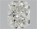 Natural Diamond 0.70 Carats, Radiant with  Cut, I Color, SI1 Clarity and Certified by GIA