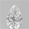 Natural Diamond 2.09 Carats, Pear with  Cut, E Color, SI1 Clarity and Certified by GIA