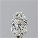Natural Diamond 2.52 Carats, Oval with  Cut, H Color, VVS1 Clarity and Certified by GIA